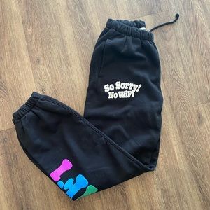 NWOT madhappy so sorry no wifi sweatpants